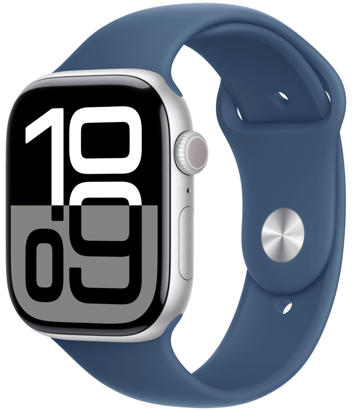 Умные часы Apple Watch Series 10 42 мм, M/L 140-245 мм, Aluminium Case GPS, Silver